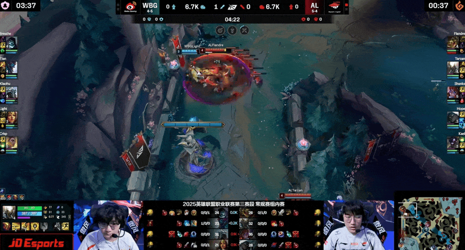 🎮LPL战报:Flandre史前巨鳄团战游龙,AL 2-0横扫WBG