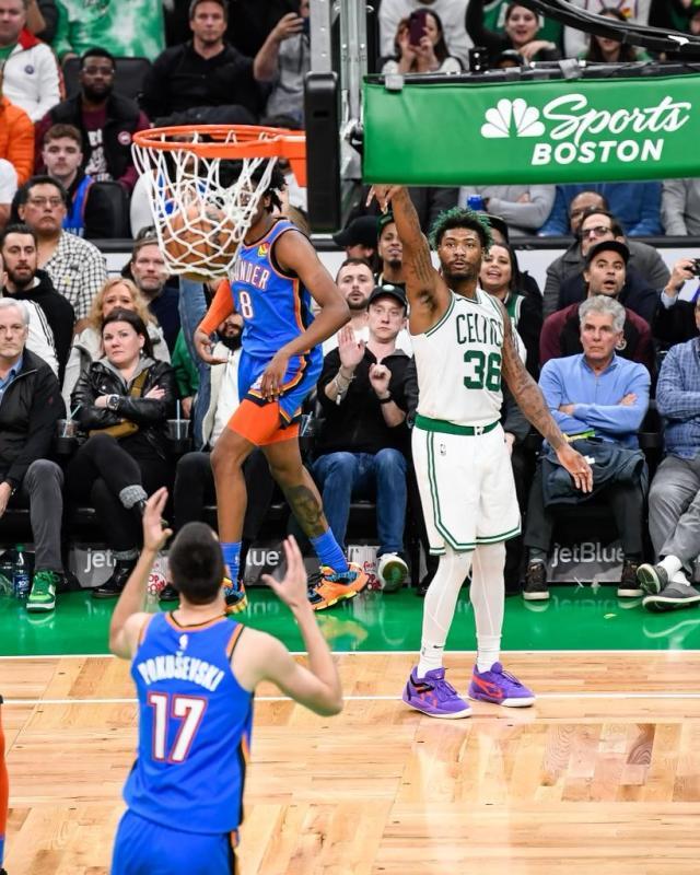 电竞赛程-逆转雷霆豪取7连胜 绿军反超雄鹿升至东部第一